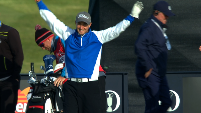 The Open 2015: Daniel Brooks makes hole-in-one at 11th