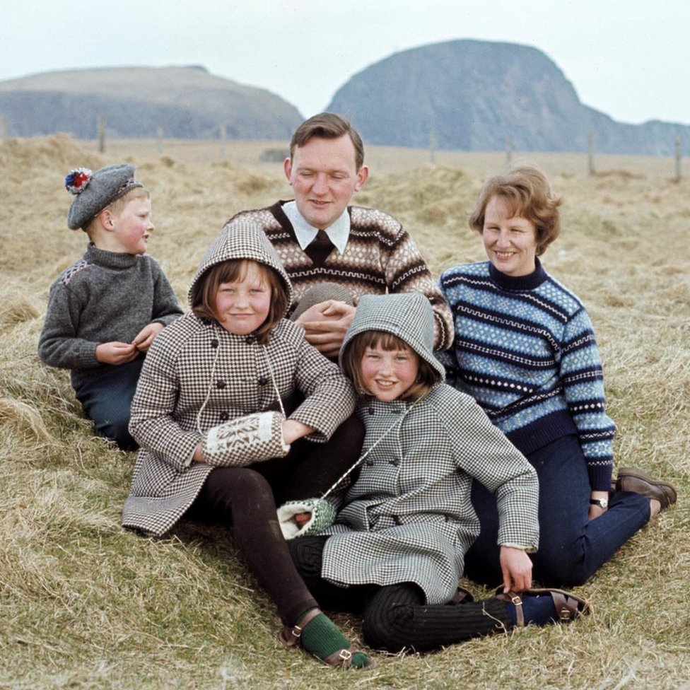 porodica na ostrvu 1970.