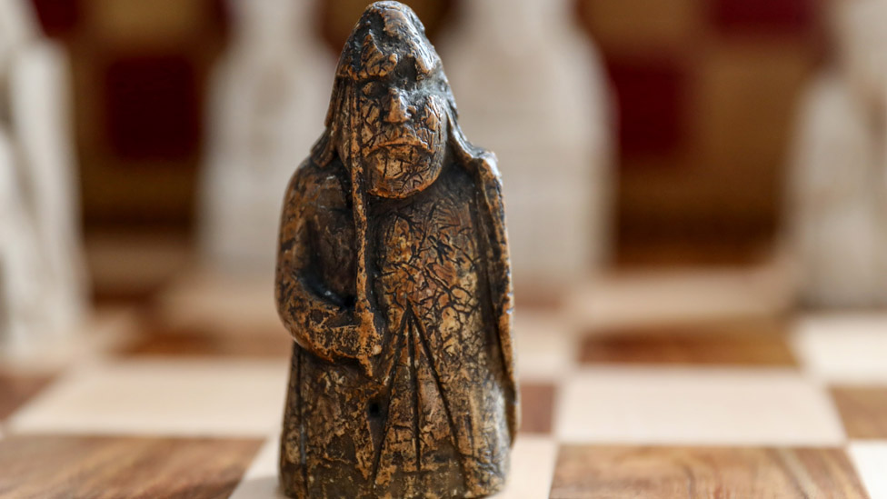 lewis chessmen chess to modern chess set