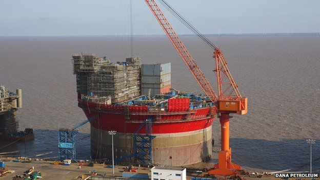 FPSO строится на заводе Cosco Offshore Yard в Цидуне