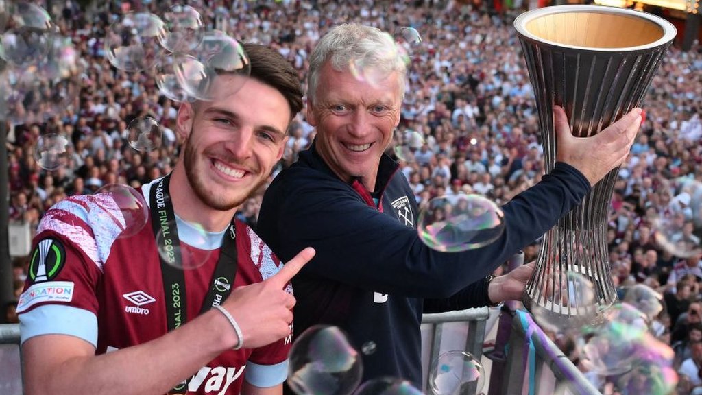 West Ham trophy parade: Thousands gather to celebrate Europa Conference League win