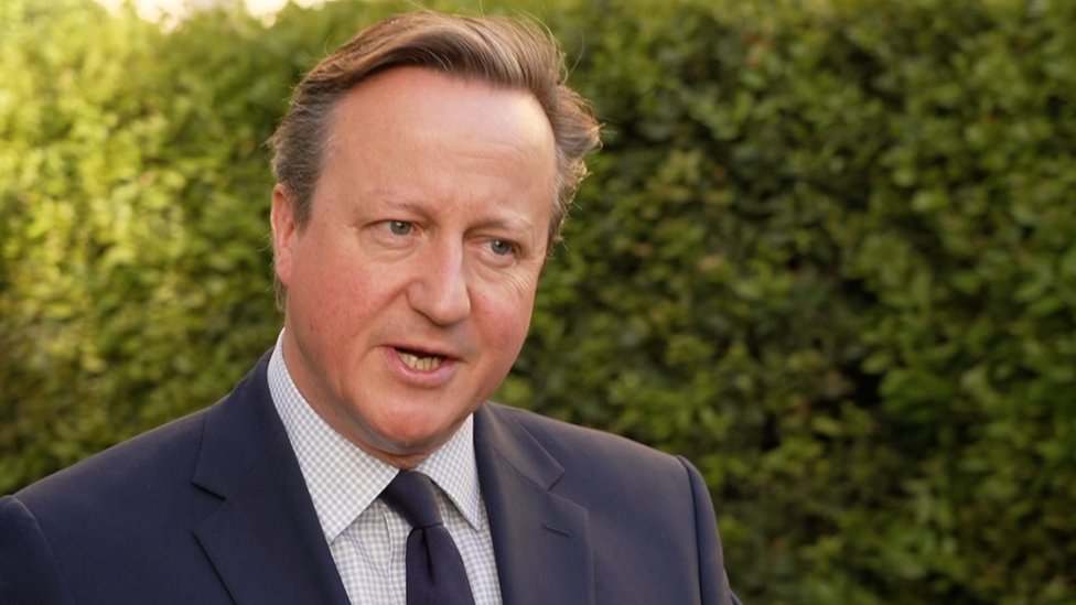 Lord Cameron holding talks in Israel to urge against war with Iran