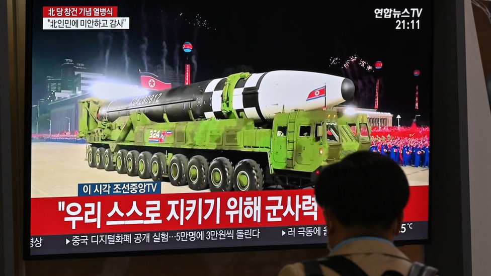 North Korea displayed military hardware at a parade in October, 2020