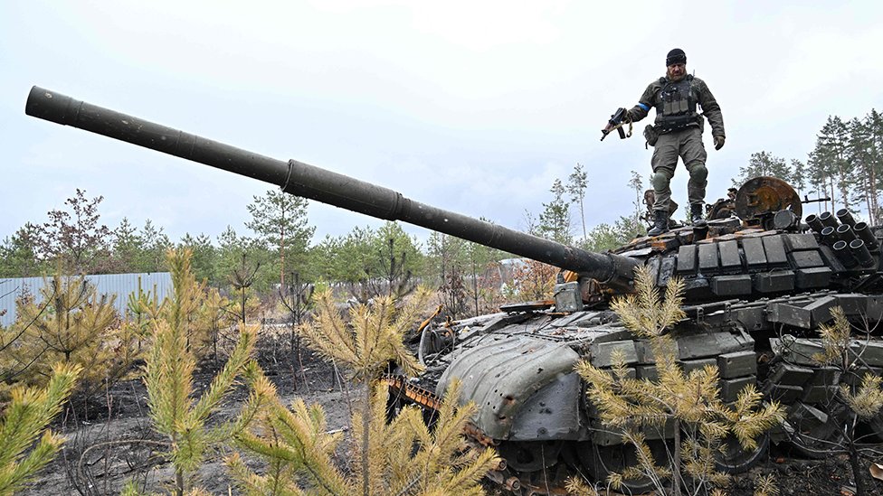 The Ukrainians Are Turning Captured Tanks Into Armored Support