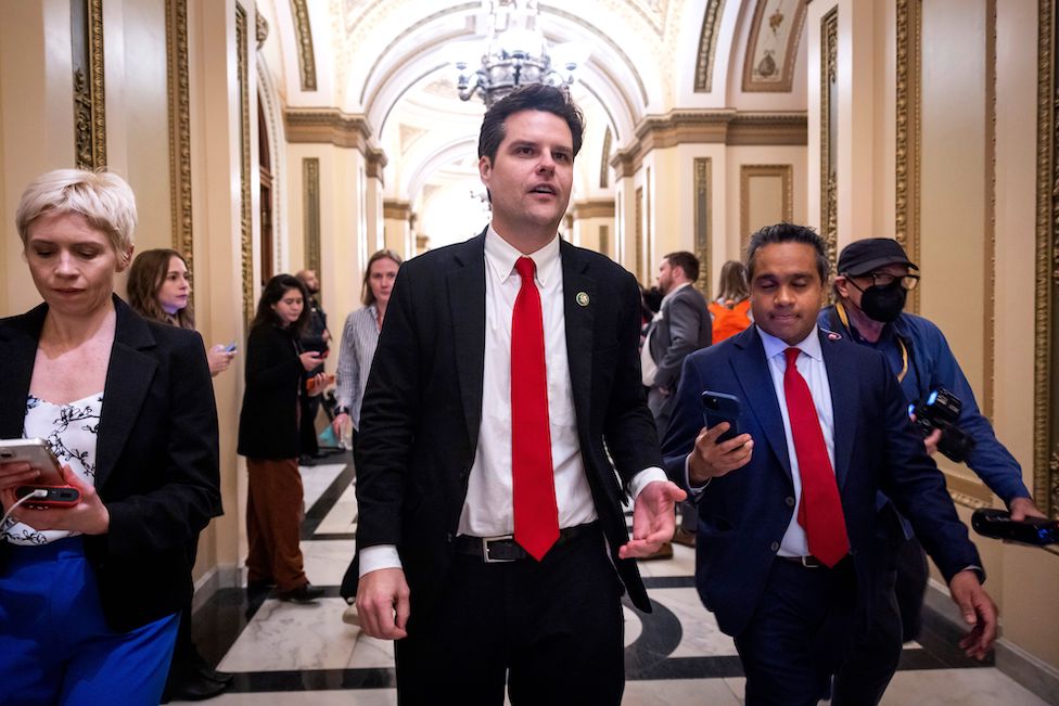 مات غايتز في الكونغرس.