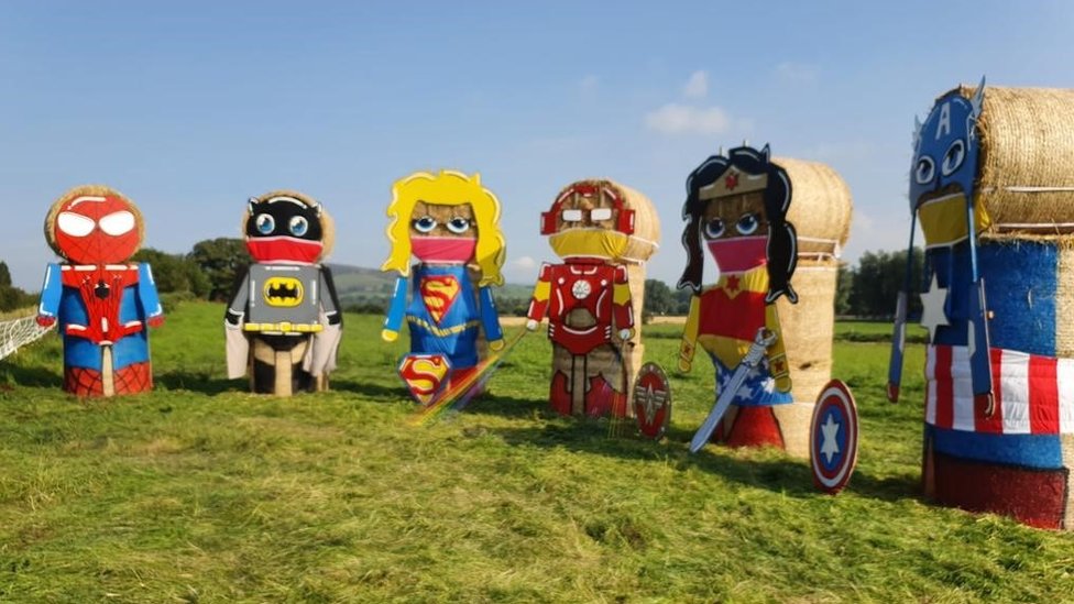 Coronavirus The County Tyrone Hay Bale Superheroes c News