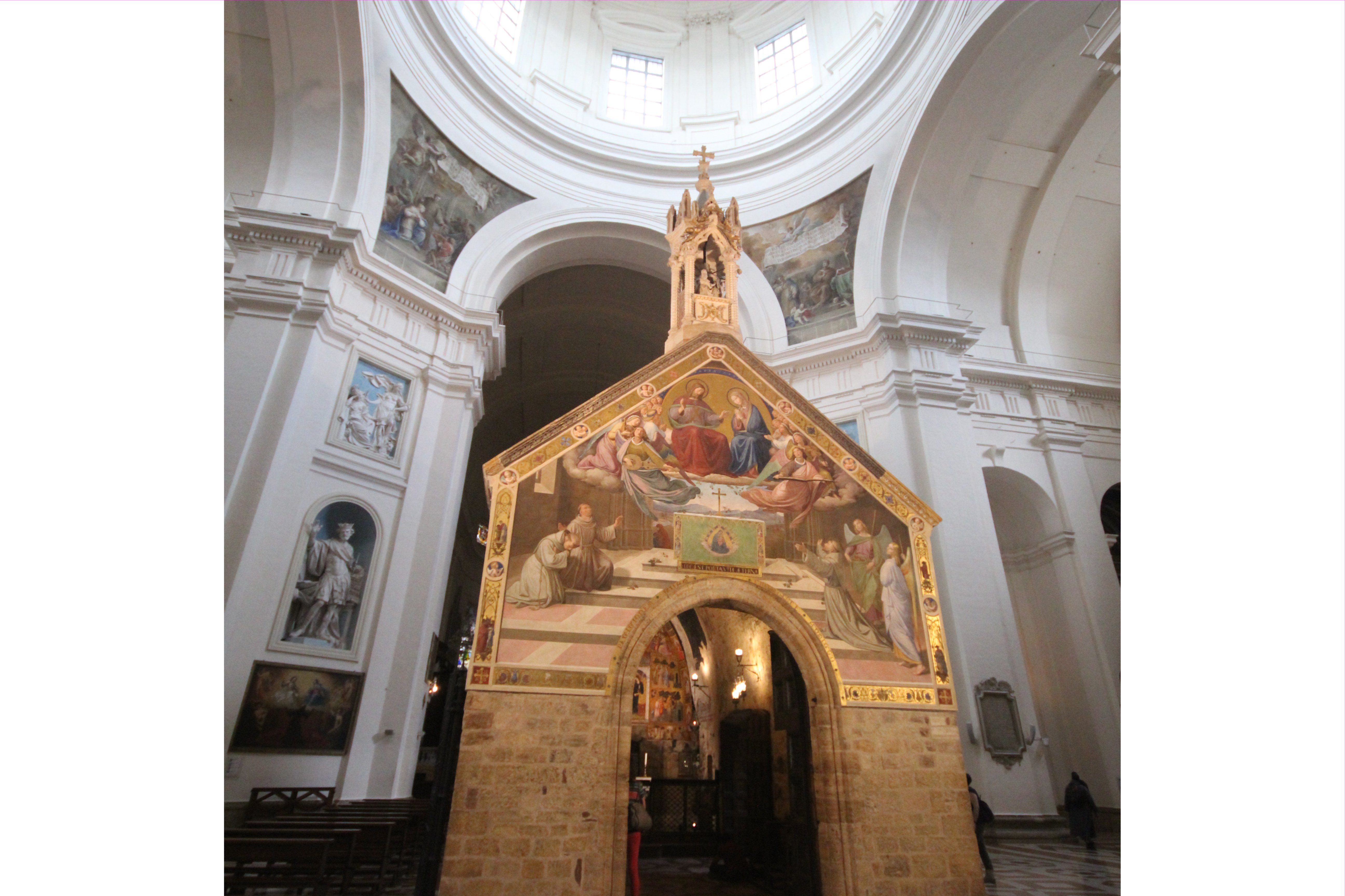 Igreja da Porciúncula, erguida no século IV em Assis