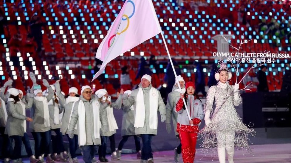 Делегация «Олимпийские спортсмены из России» на Олимпиаде в Пхенчхане в 2018 году