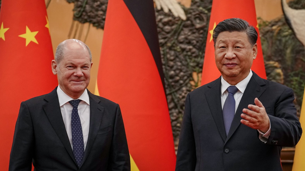Olaf Scholz, Jerman, Xi-Jinping