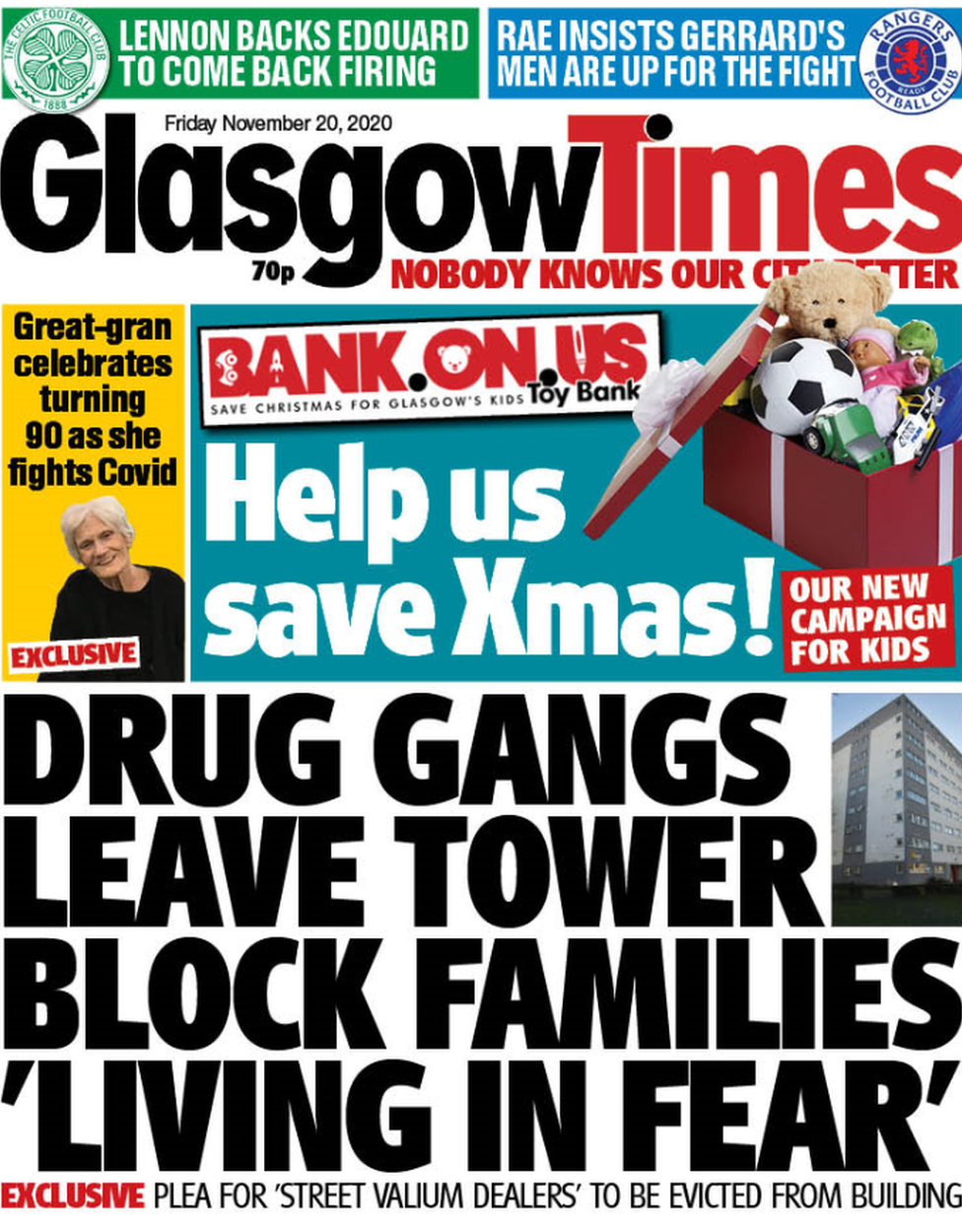 Scotland's newspapers 'One million jabs by end of January' BBC News