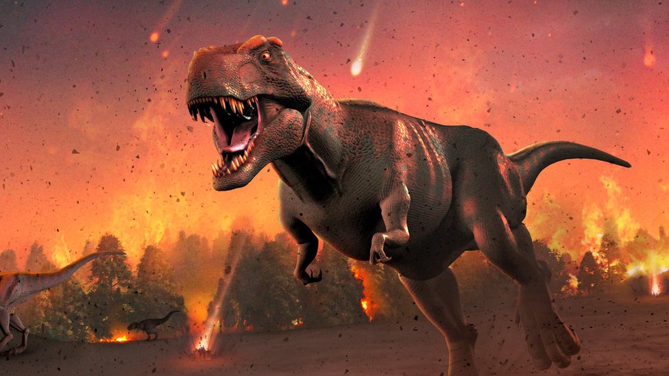 Ilustración de un Tyrannosaurus rex
