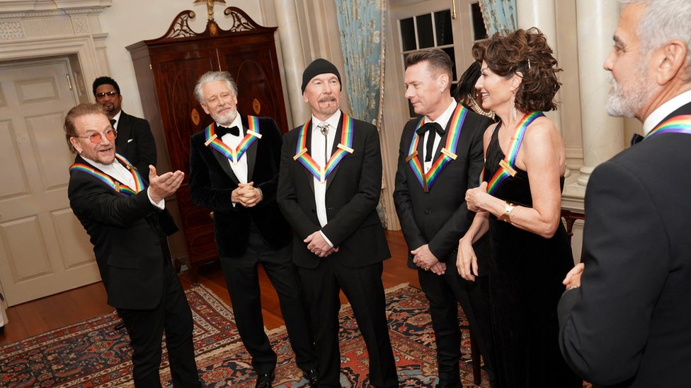 The honourees hung out at the White House before attending the ceremony