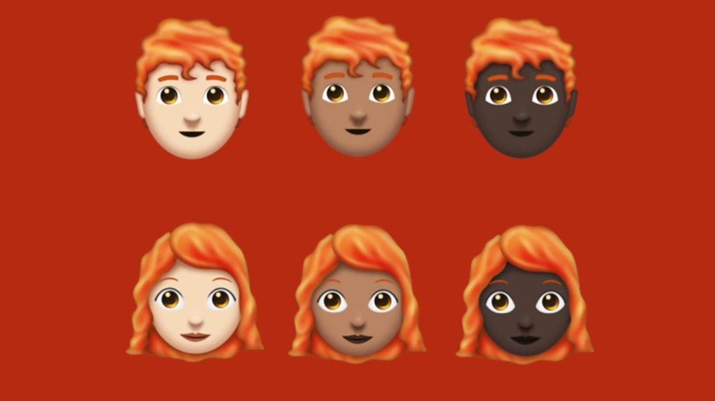 Finally there are ginger emojis