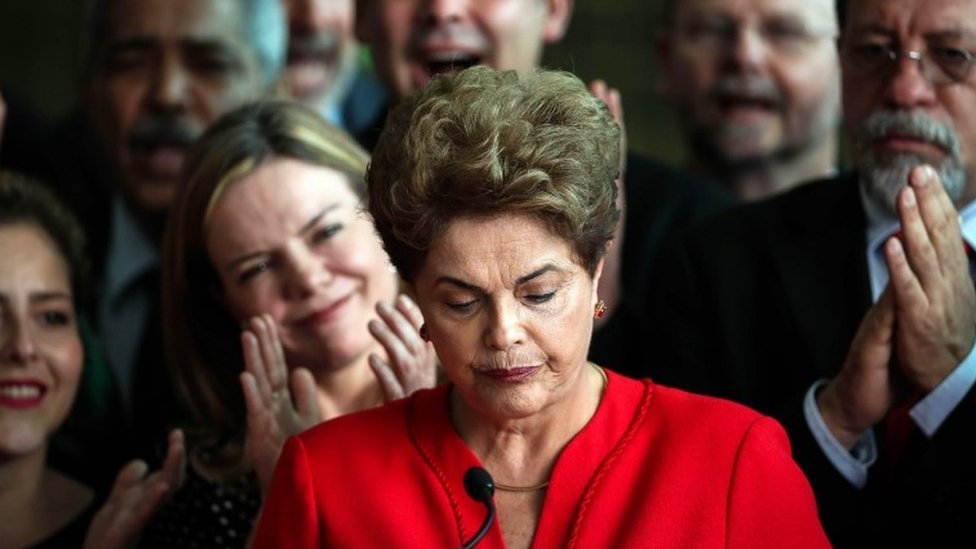 Brazil President Dilma Rousseff removed from office by Senate - BBC News