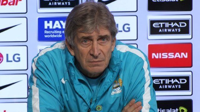 Manchester City manager Manuel Pellegrini