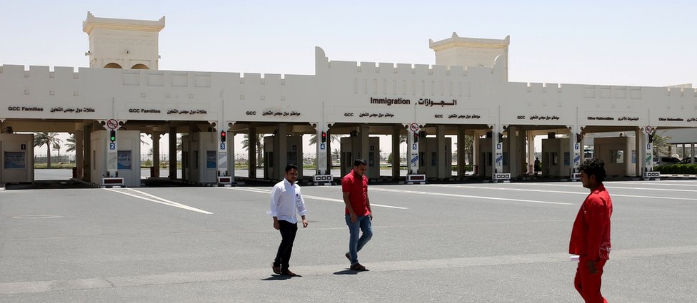 Граница между Саудовской Аравией и Катаром, 20 июня 2017 г.