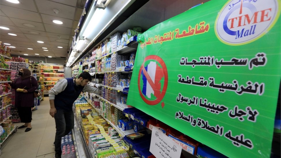 Boicot a productos franceses en Jordania.