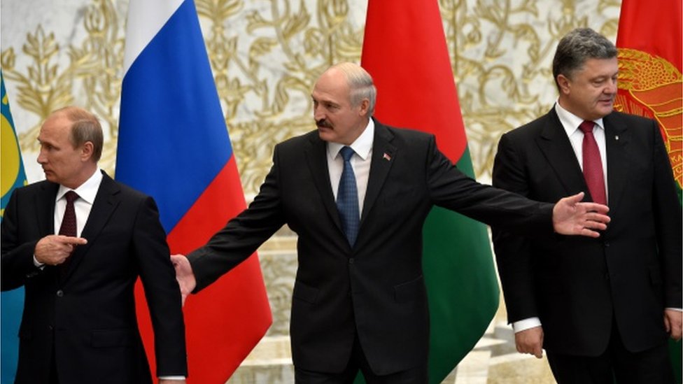 Лукашенко, Путин, Порошенко