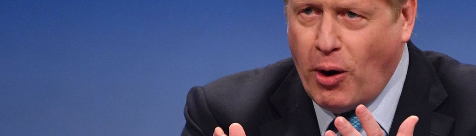 Борис Джонсон выступает в качестве премьер-министра на конференции Консервативной партии в 2019 году