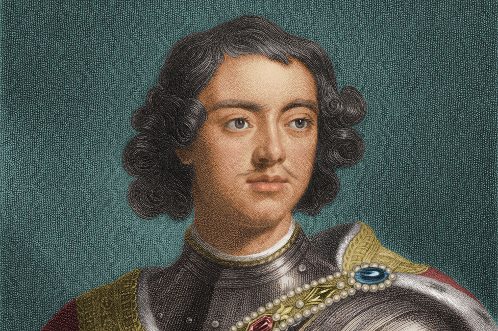 Retrato de Pedro el Grande de Rusia