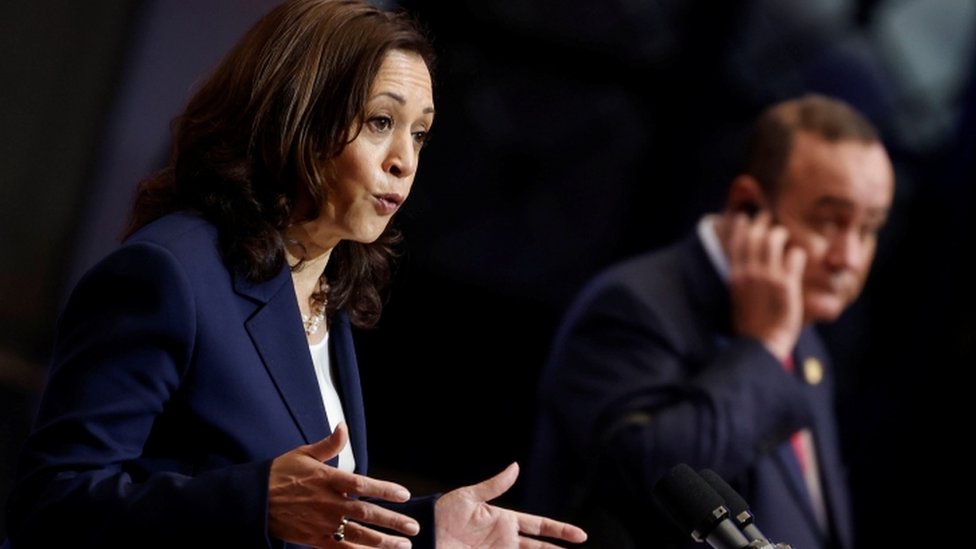 Kamala Harris tells Guatemala migrants: 'Do not come to US'