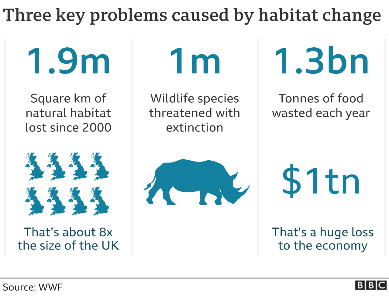 Biodiversity Why the nature crisis matters, in five graphics BBC News