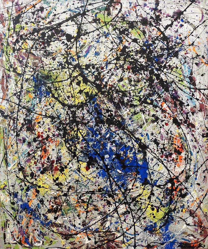 Obra de Jackson Pollock "Reflections on the Big Dipper"