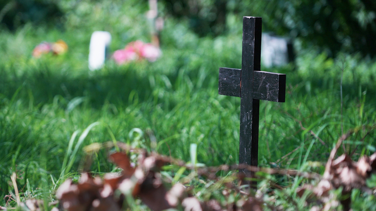 Adam's unmarked grave in London