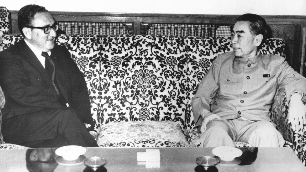 Henry Kissinger y Zhou Enlai