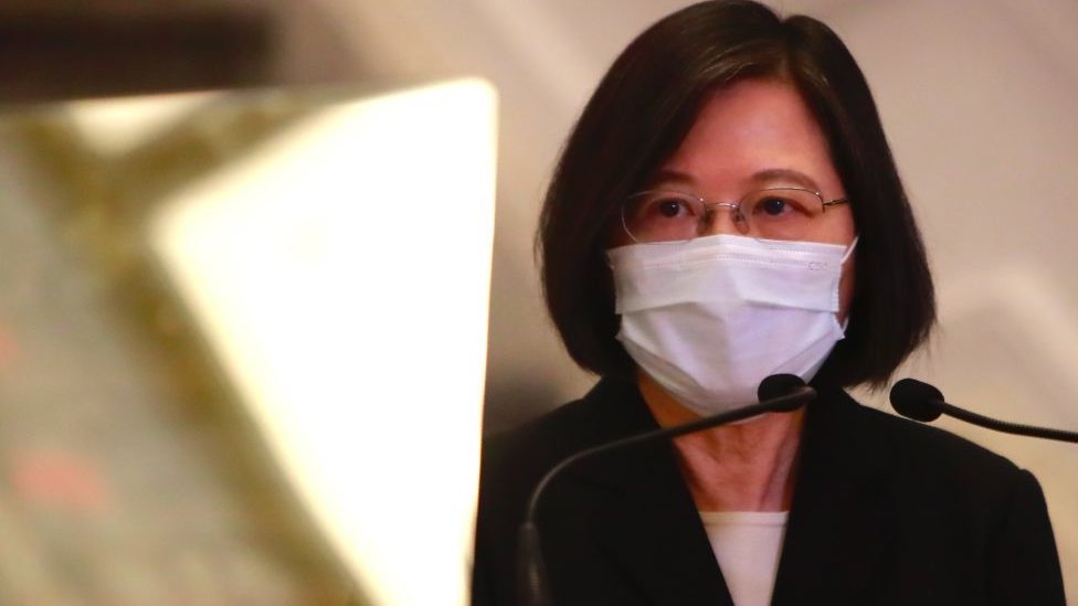 La mandataria de Taiwán reaccionó ante las recientes incursiones