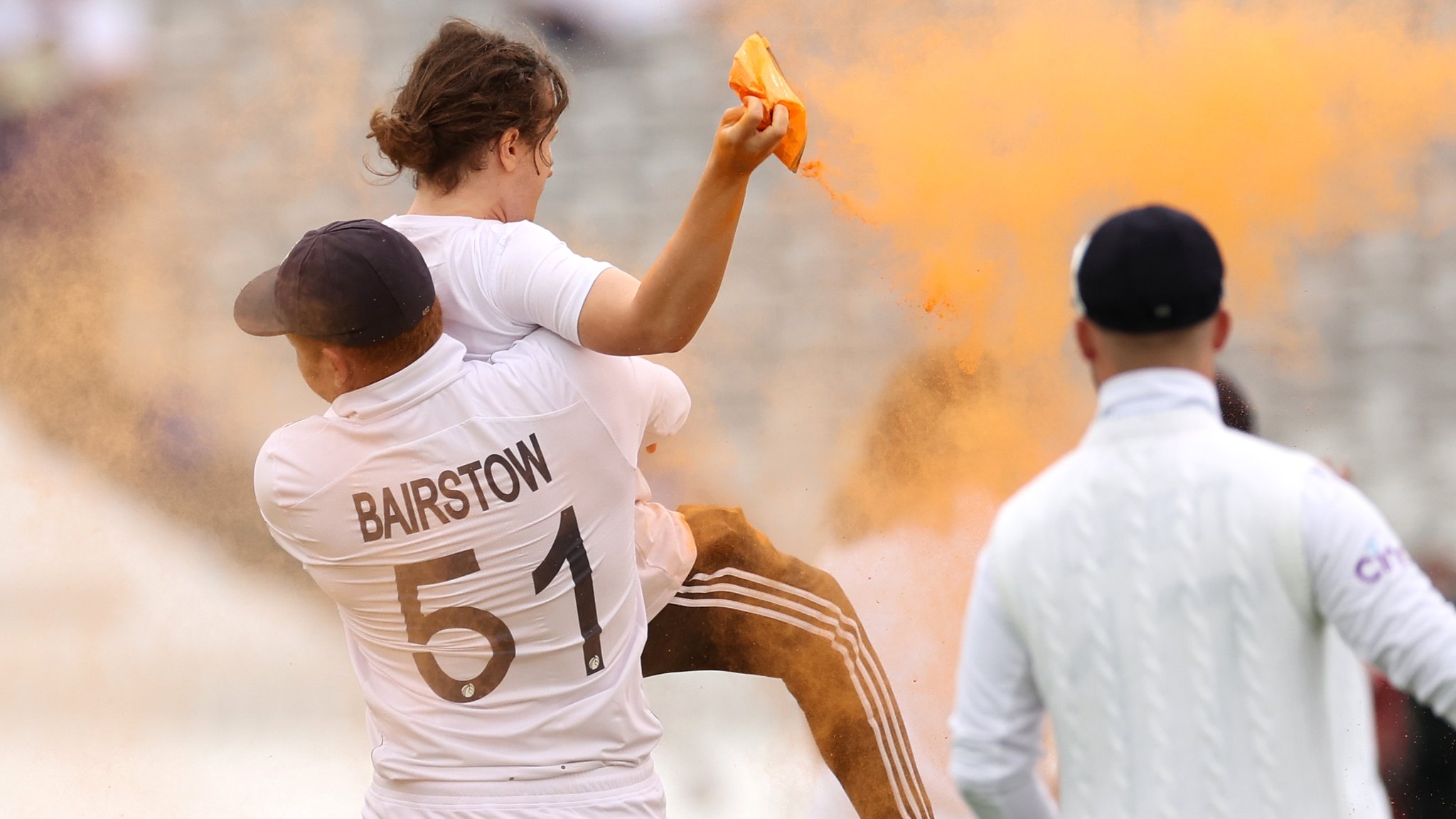 Ashes: Protesters briefly disrupt opening morning of England v Australia Test at Lord's