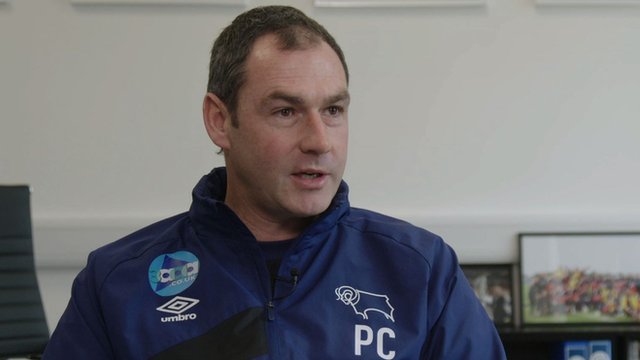 Derby County boss Paul Clement