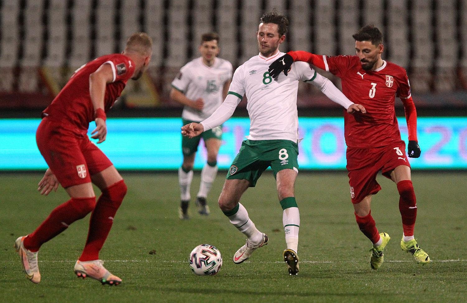 Drugi gol za Irsku u 86. minutu dao je Džejms Kolins.