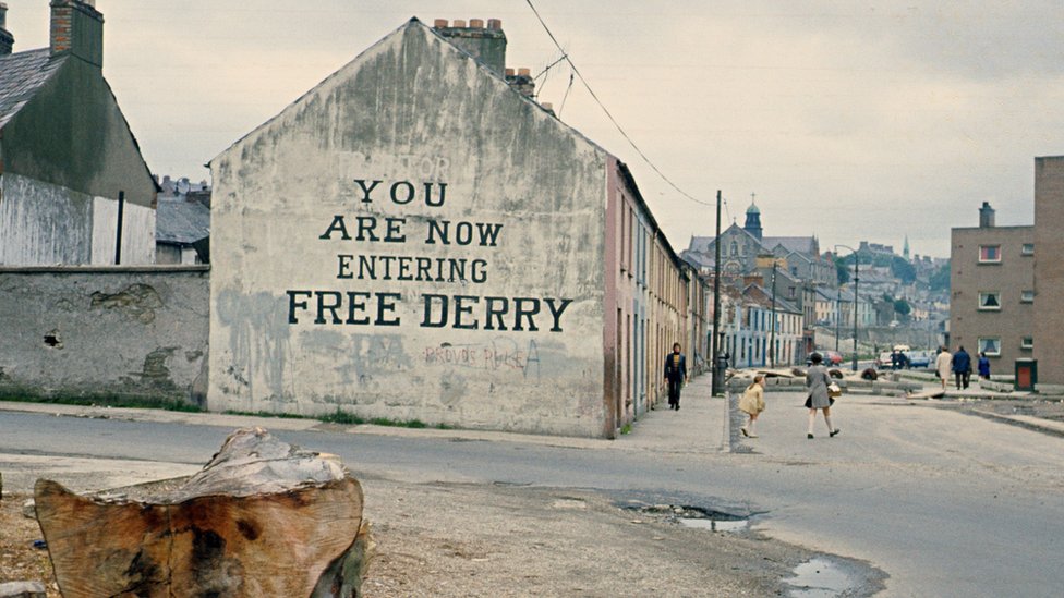 Free Derry Corner in July 1972