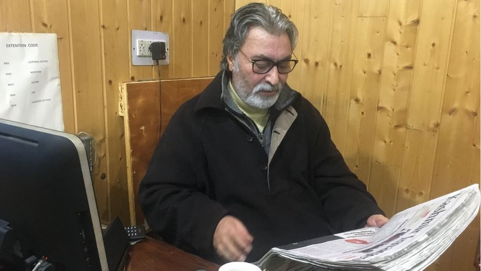 Башир Манзар, редактор Kashmir Images