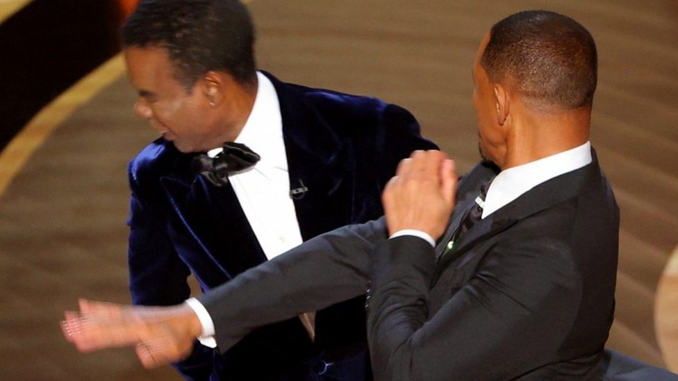 Best actor winner Will Smith took offence at a joke by presenter Chris Rock