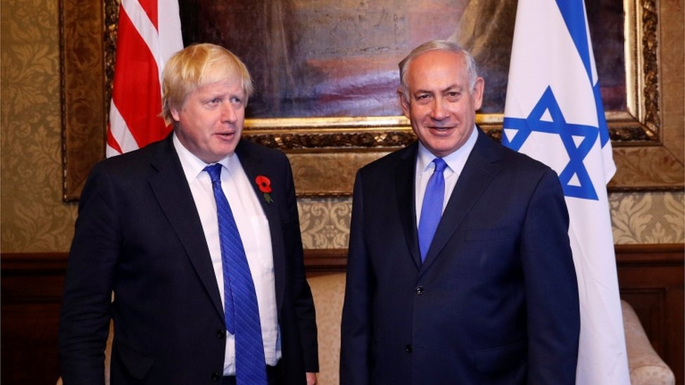 Борис Джонсон и Биньямин Нетаньяху в Лондоне