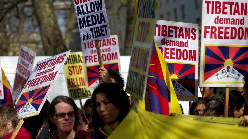 Tibet has supporters of independence around the world