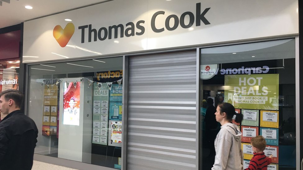 Закрыт магазин Thomas Cook в Телфорде