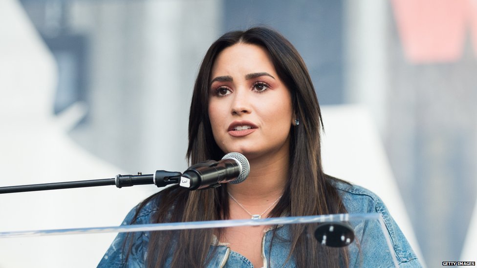 Demi Lovato is to be honoured for her mental health work BBC News
