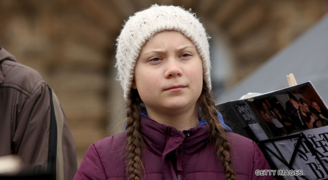 Swedish 16-year-old campaigner Greta Thunberg