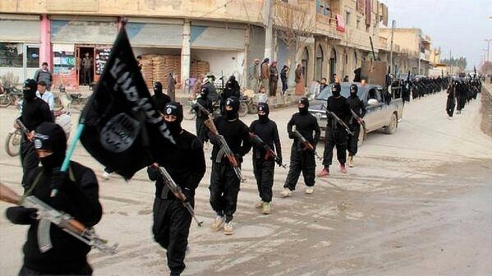Боевики Исламского государства в Ракке (январь 2014 г.)