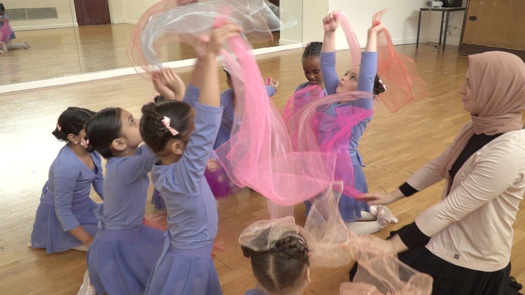 Inside a Muslim ballet school for girls