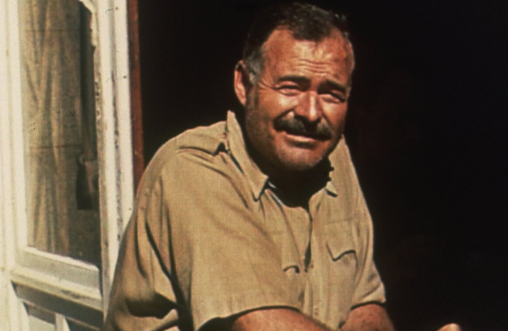 Hemingway en Francia en 1944, donde estuvo como corresponsal durante la Segunda Guerra Mundial.