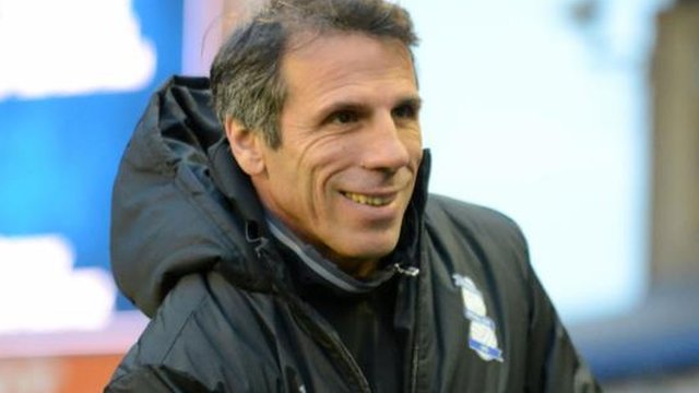 Gianfranco Zola: Birmingham City boss says first win eases doubts - BBC ...