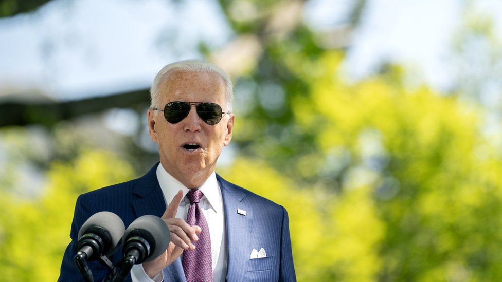 Joe Biden delivers remarks at the White House