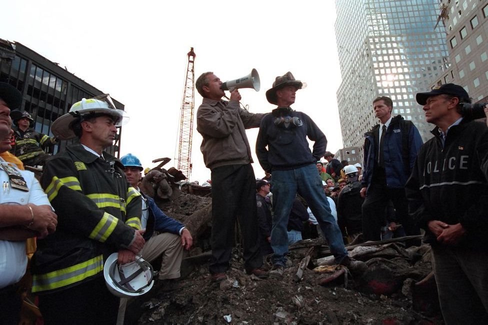 George W Bush movilizó a la nación después del 11 de septiembre.