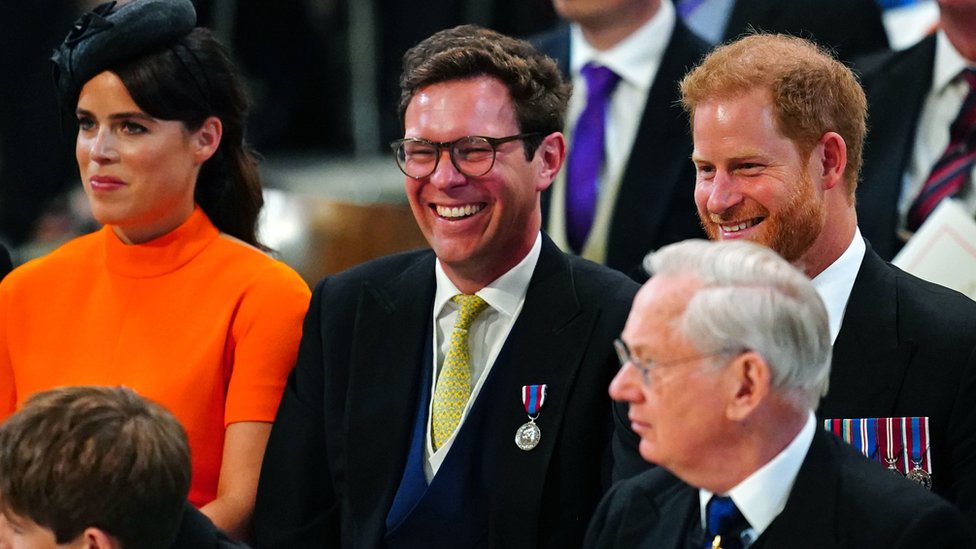 Princess Eugenie, Jack Brooksbank and the Duke of Sussex