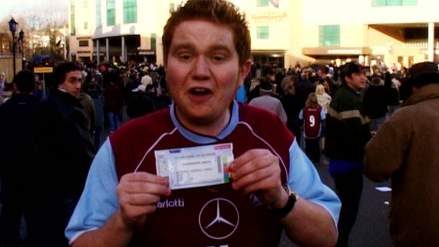 Scunthorpe fan Dave Coulson in 2005