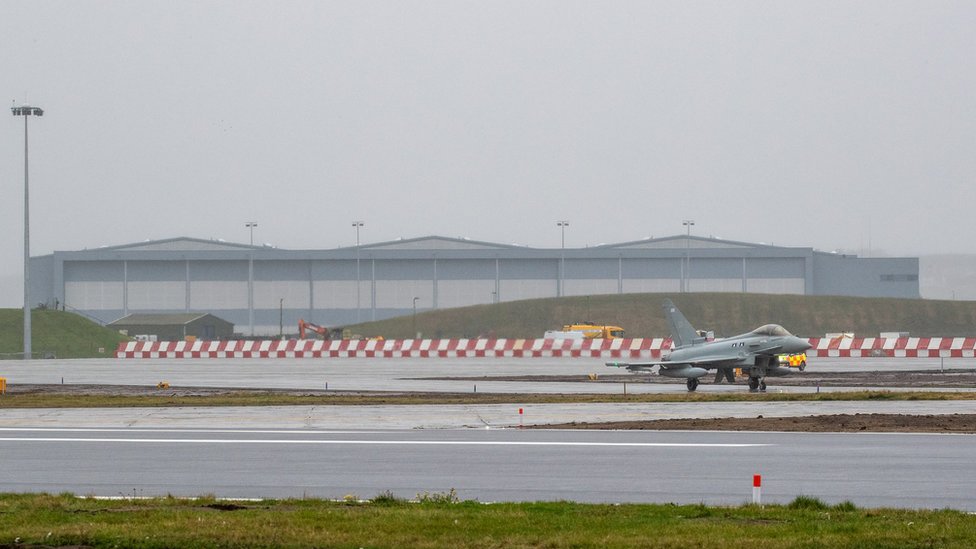 Тайфун в ВВС Великобритании в Лоссимауте